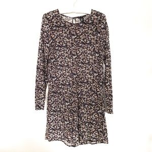 H&M Floral Romper Long Sleeved with Shorts